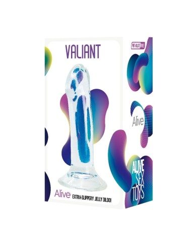 Valiant Jelly Dildo -Transparent- 16 cm