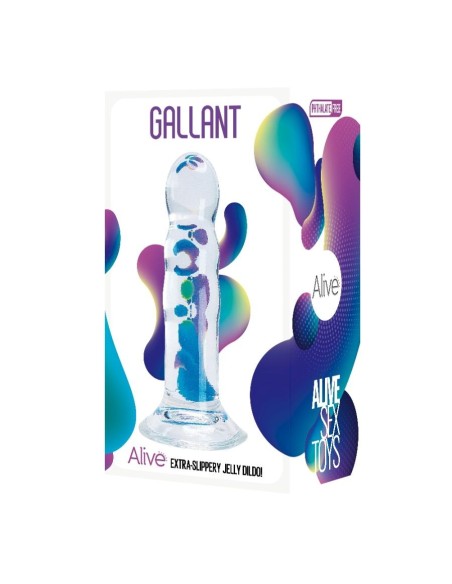 Gallant Jelly Dildo -Transparent- 14 cm