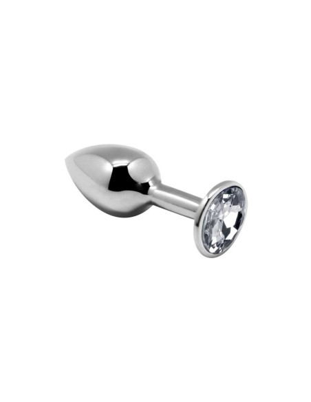 Mini Metal Butt Plug S - White