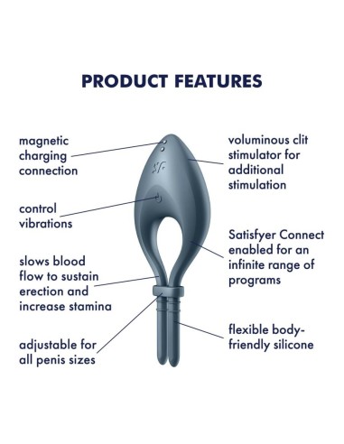 SATISFYER Bullseye dark blu