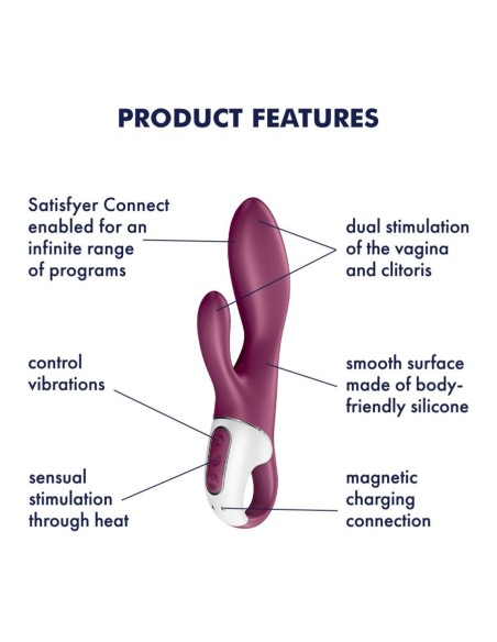 SATISFYER HEATED AFFAIR VIBRATOR WITH AP