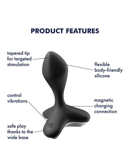 SATISFYER GAME CHANGER ANAL VIBRATOR BLA