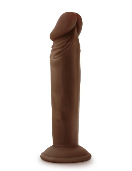 DR. SKIN PLUS 6 INCH POSABLE DILDO CHOCO