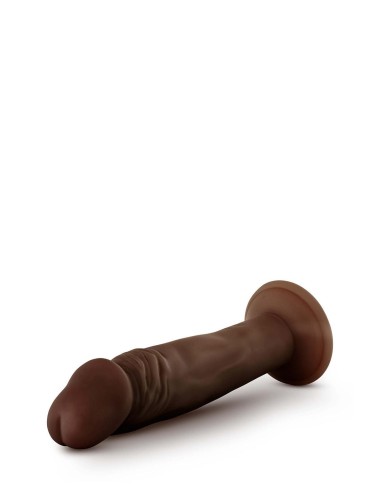 DR. SKIN PLUS 6 INCH POSABLE DILDO CHOCO