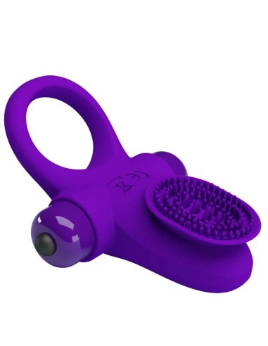 Pretty Love Vibrant Penis Ring 2 Purple