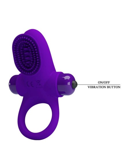 Pretty Love Vibrant Penis Ring 2 Purple