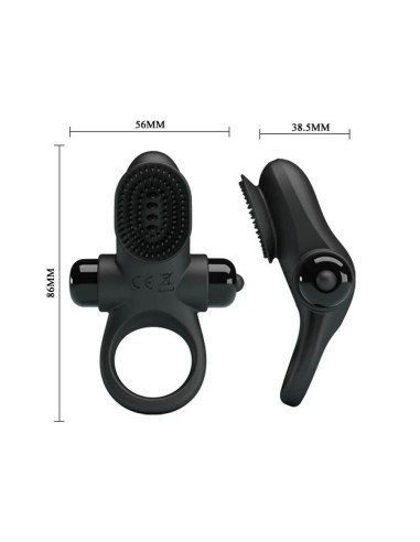 Pretty Love Vibrant Penis Ring 2 Black