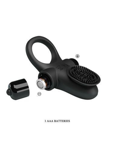 Pretty Love Vibrant Penis Ring 2 Black