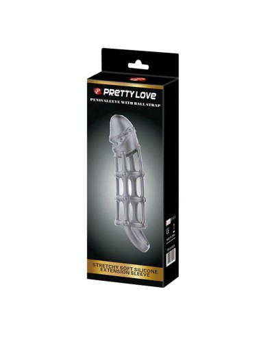 Pretty Love Penis Sleeve With Ball Strap