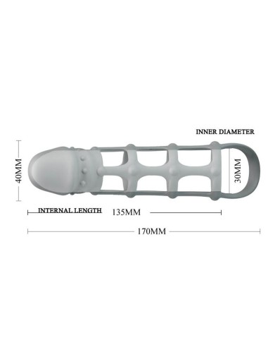 Pretty Love Penis Sleeve With Ball Strap