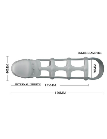 Pretty Love Penis Sleeve With Ball Strap