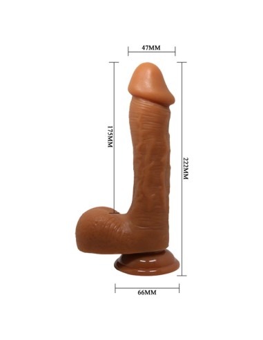 Beautiful Johnson 9,2 " Dildo Brown