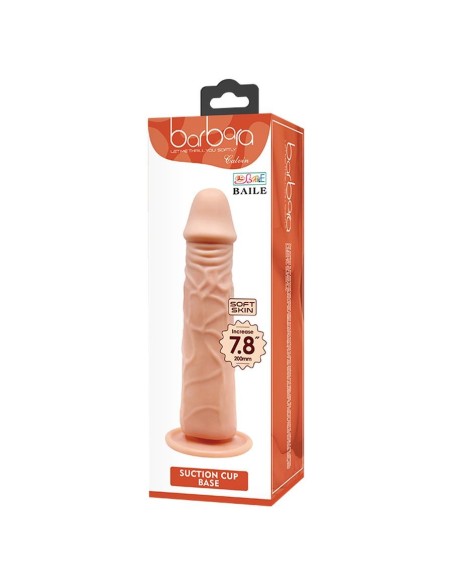 Barbara Calvin 7,8 " Dildo with Suction