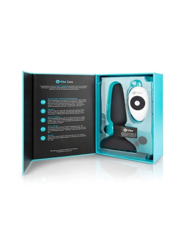 B-VIBE RIMMING PLUG 2 BLACK