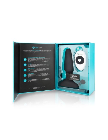 B-VIBE RIMMING PLUG 2 BLACK