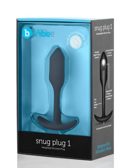 B-VIBE SNUG PLUG 1 BLACK