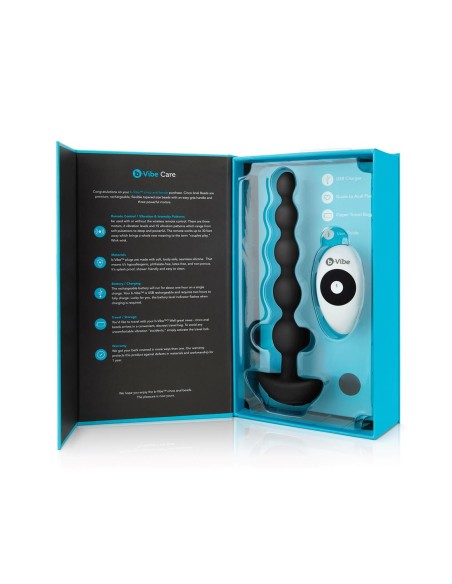 B-VIBE CINCO ANAL BEADS BLACK