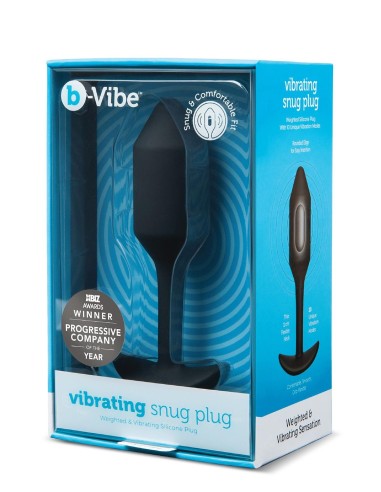B-VIBE VIBRATING SNUG PLUG 2 BLACK