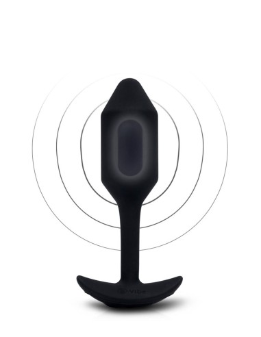 B-VIBE VIBRATING SNUG PLUG 2 BLACK