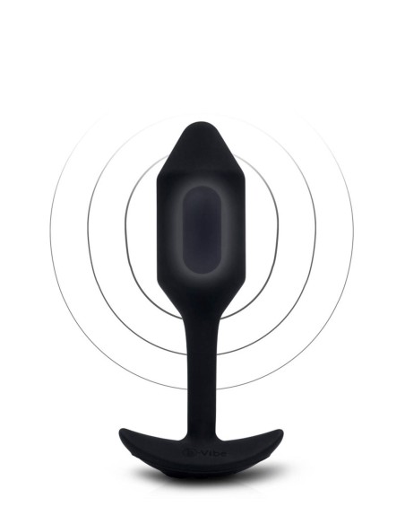 B-VIBE VIBRATING SNUG PLUG 2 BLACK
