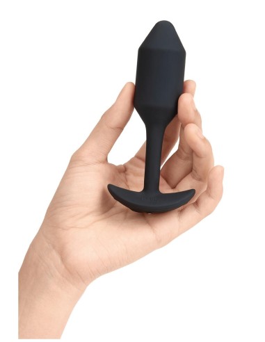 B-VIBE VIBRATING SNUG PLUG 2 BLACK