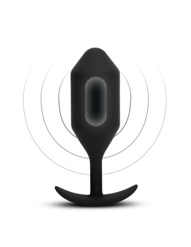 B-VIBE VIBRATING SNUG PLUG 5 BLACK