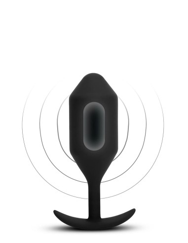 B-VIBE VIBRATING SNUG PLUG 5 BLACK