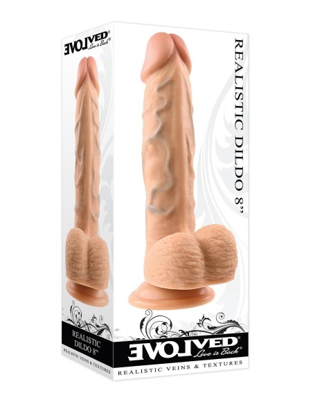 EVOLVED REALISTIC DILDO, LIGHT 20.3 cm