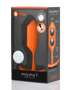 B-VIBE SNUG PLUG 3 ORANGE