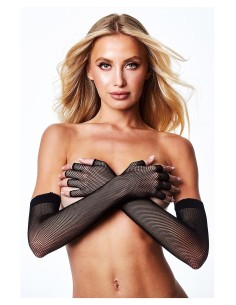 BACI FINGERLESS FISHNET OPERA GLOVE