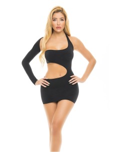 CUT MY LIFE INTO PIECES DRESS BLACK