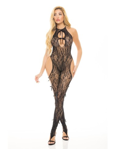LOVE ME HARDER BODYSTOCKING BLACK
