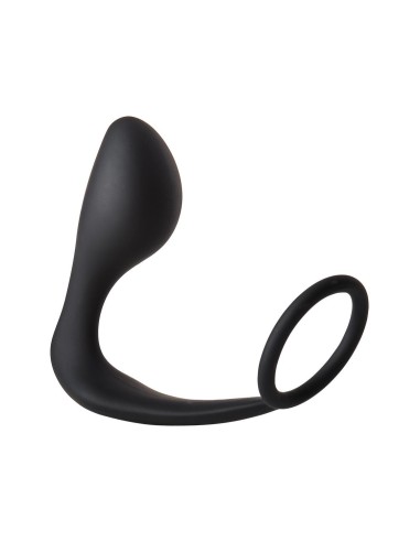 FANTASSTIC ANAL PLUG WITH COCKRING BLACK