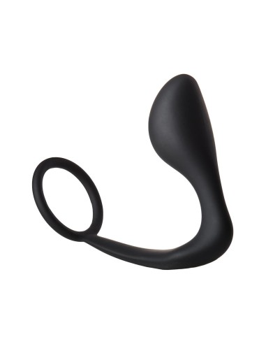 FANTASSTIC ANAL PLUG WITH COCKRING BLACK