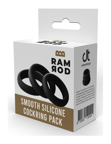 RAMROD SMOOTH SILICONE COCKRING PACK