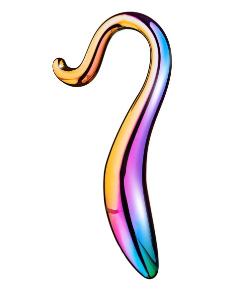 GLAMOUR GLASS ELEGANT CURVED DILDO