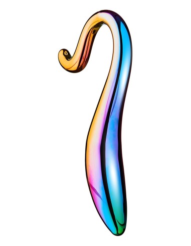 GLAMOUR GLASS ELEGANT CURVED DILDO