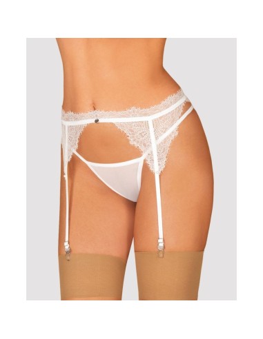 Bianelle garter belt white