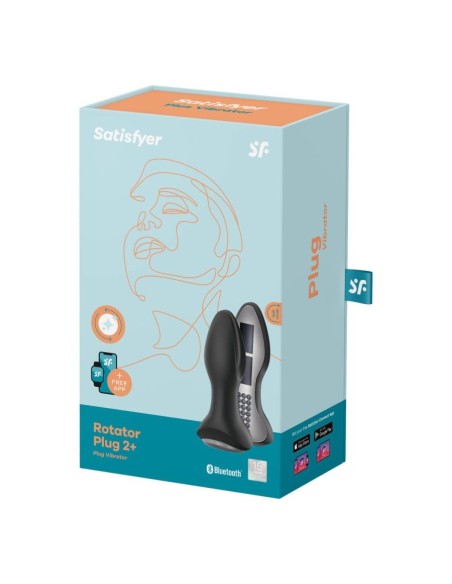 SATISFYER ROTATOR PLUG 2+  NERO