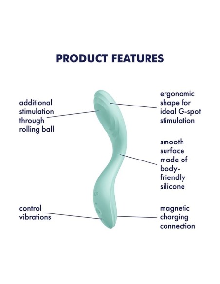 SATISFYER RRROLLING PLEASURE - VERDE
