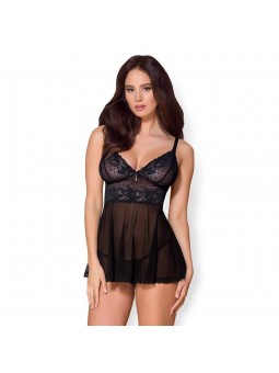 866-BAB-1 babydoll & thong...