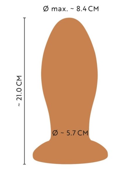 ANOS Giant soft butt plug with