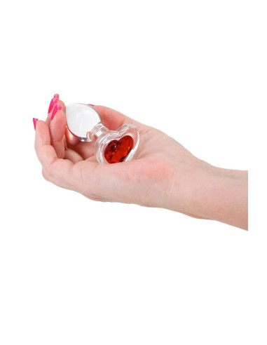 CRYSTAL DESIRES RED HEART SMALL