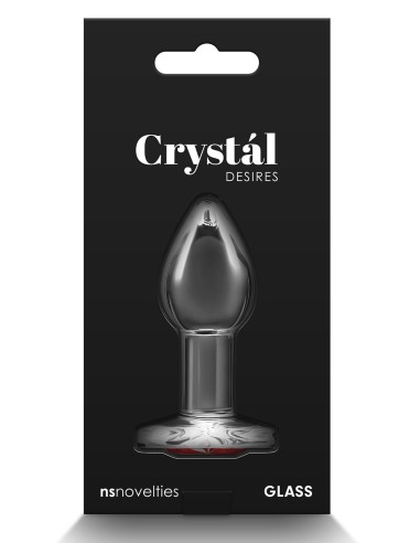 CRYSTAL DESIRES RED HEART SMALL