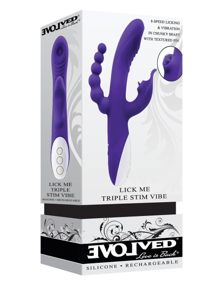 EVOLVED LICK ME TRIPLE STIM VIBE