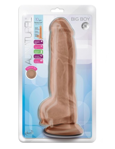 AU NATUREL BIG BOY 10 INCH DILDO MOCHA