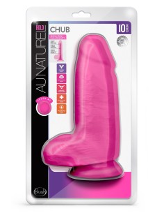 AU NATUREL BOLD CHUB 10 INCH DILDO PINK