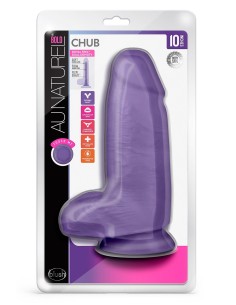 AU NATUREL BOLD CHUB 10 INCH DILDO PURPL