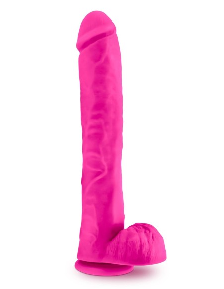 AU NATUREL BOLD DADDY 14 INCH DILDO PINK