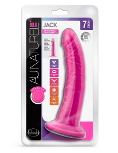 AU NATUREL BOLD JACK 7 INCH DILDO PINK